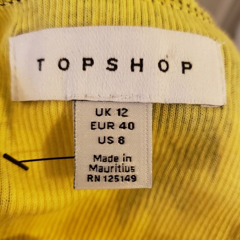 Topshop Palm tree Print camisole top size 8 - Picture 5 of 6